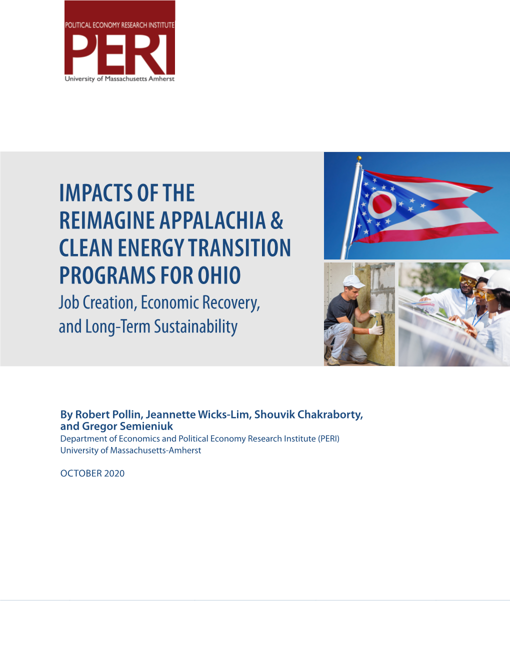 Impacts of the Reimagine Appalachia & Clean Energy Transition