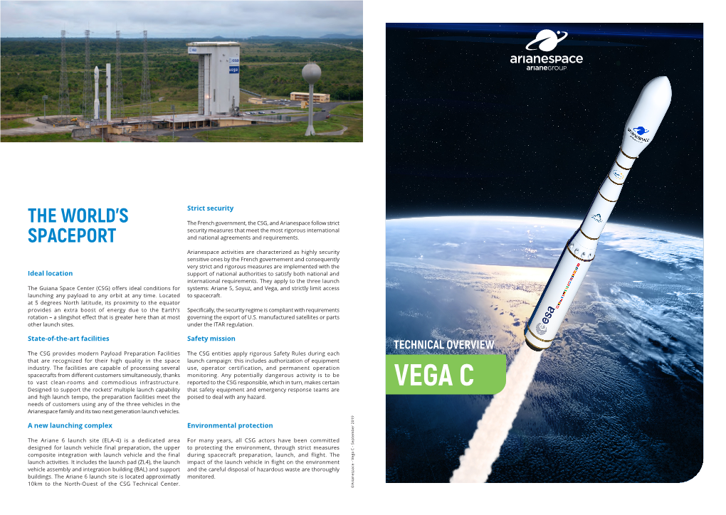 Vega C - September 2019 TECHNICAL OVERVIEW VEGA C VEGA C