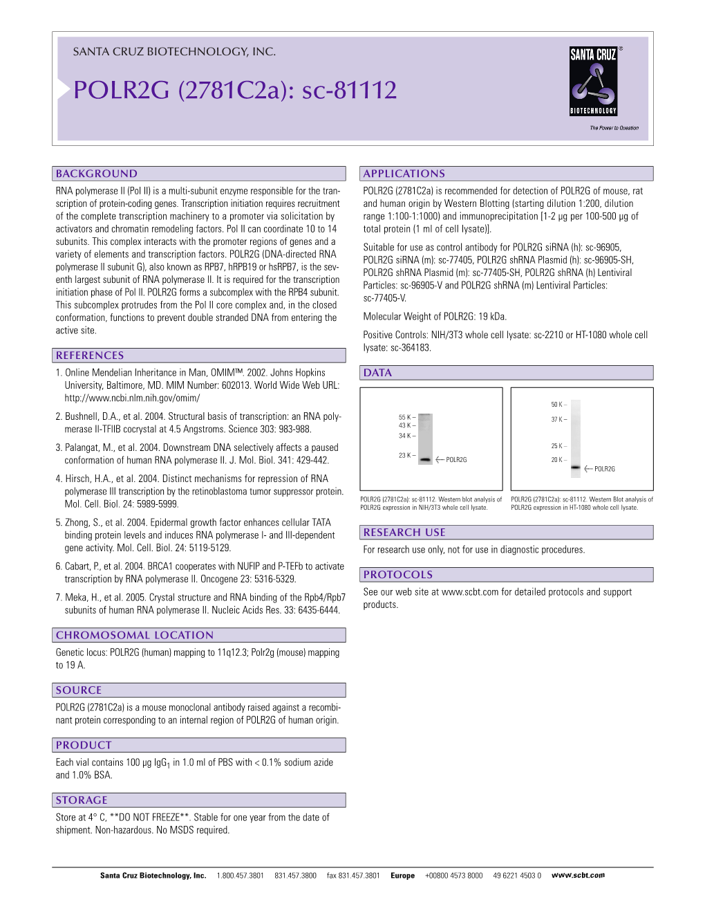 Datasheet Blank Template