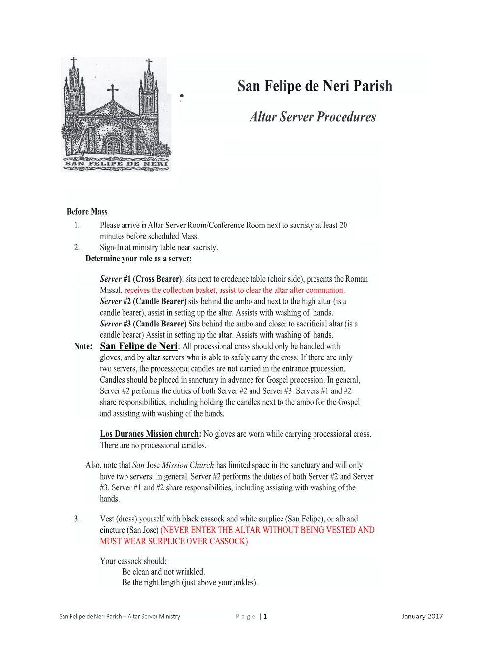 San Felipe De Neri Parish • C