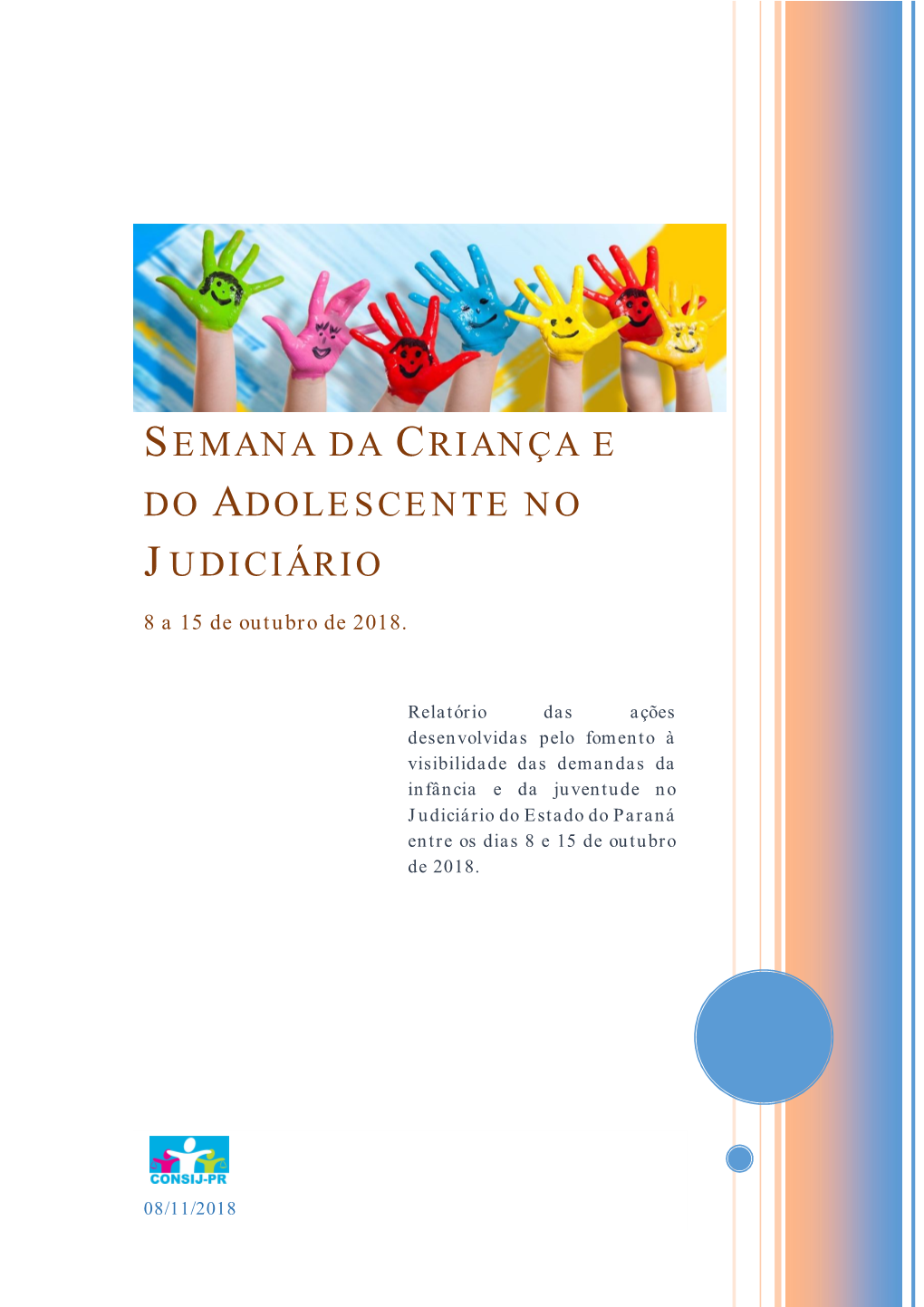 Semana Da Criança E Do Adolescente No Judiciário