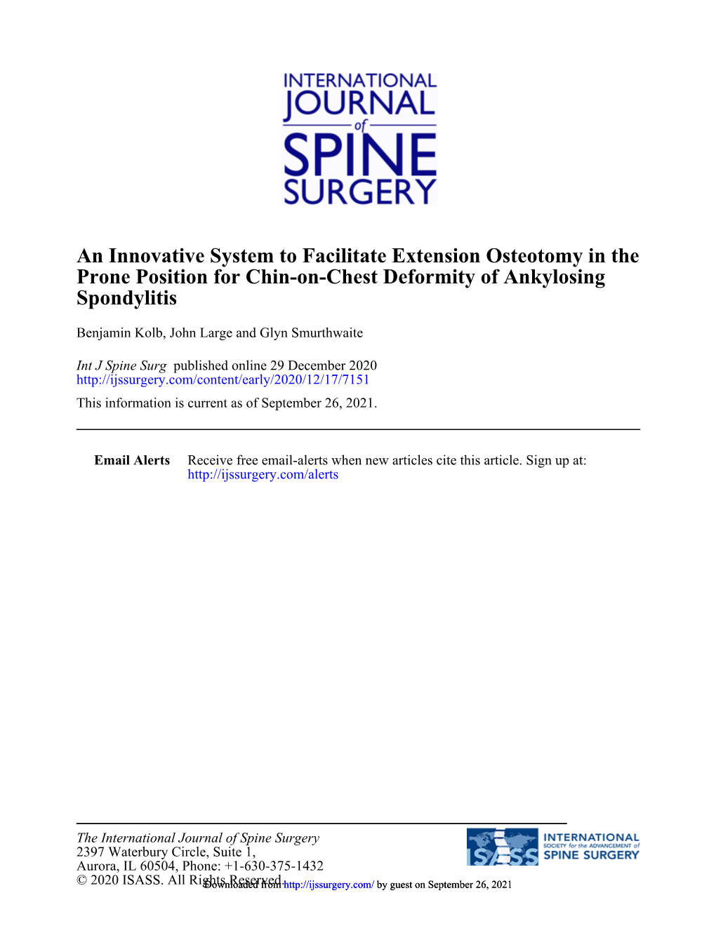 Spondylitis Prone Position for Chin-On-Chest Deformity Of