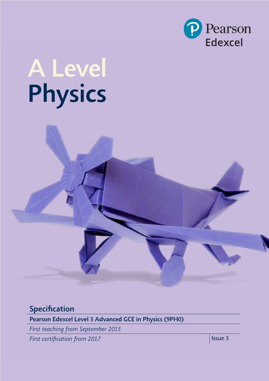 Edexcel a Level Physics Specification