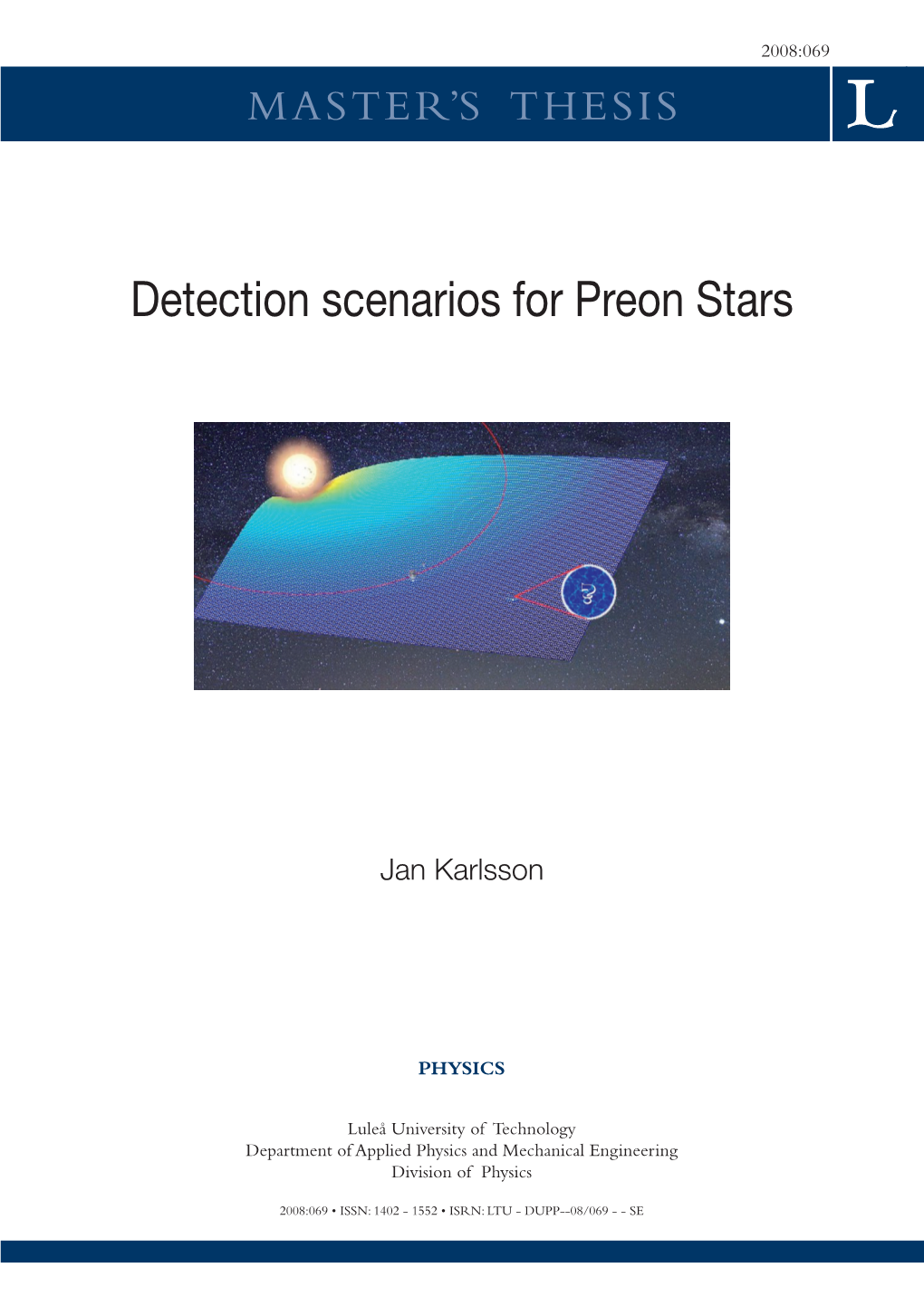 Detection Scenarios for Preon Stars Detection Scenarios for Preon Stars