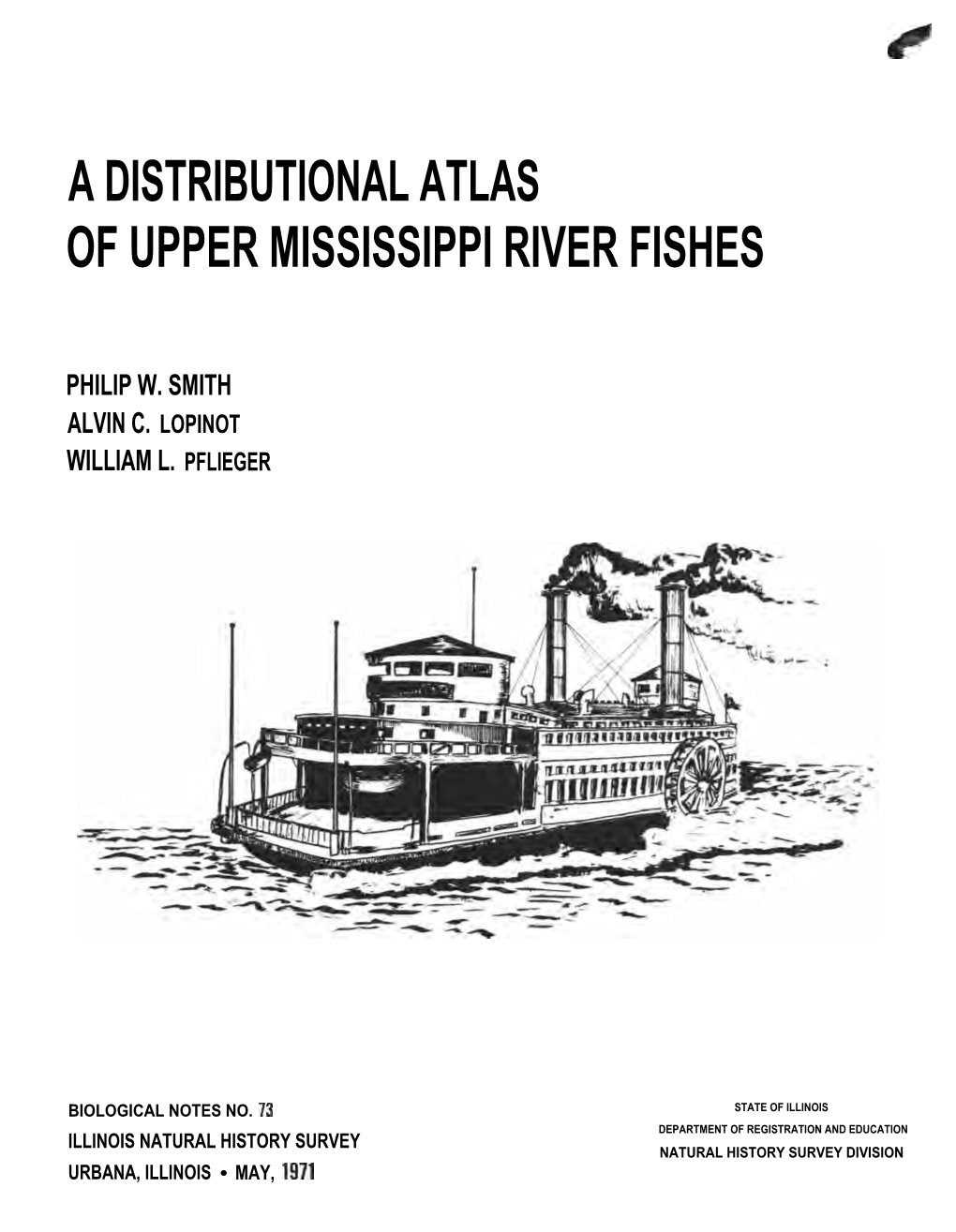 A Distributional Atlas of Upper Mississippi River Fishes