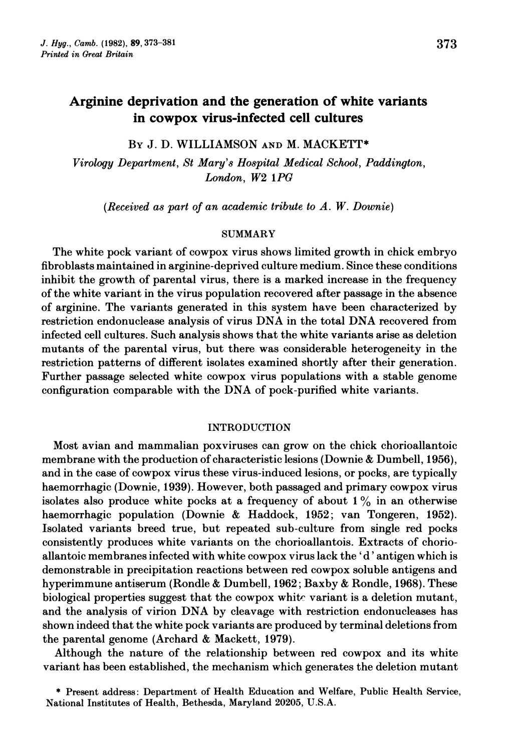 In Cowpox Virus-Infected Cell Cultures by J