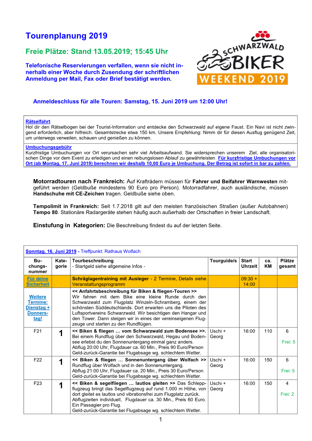 Touren 2019 Schwarzwald Biker-Weekend.Pdf