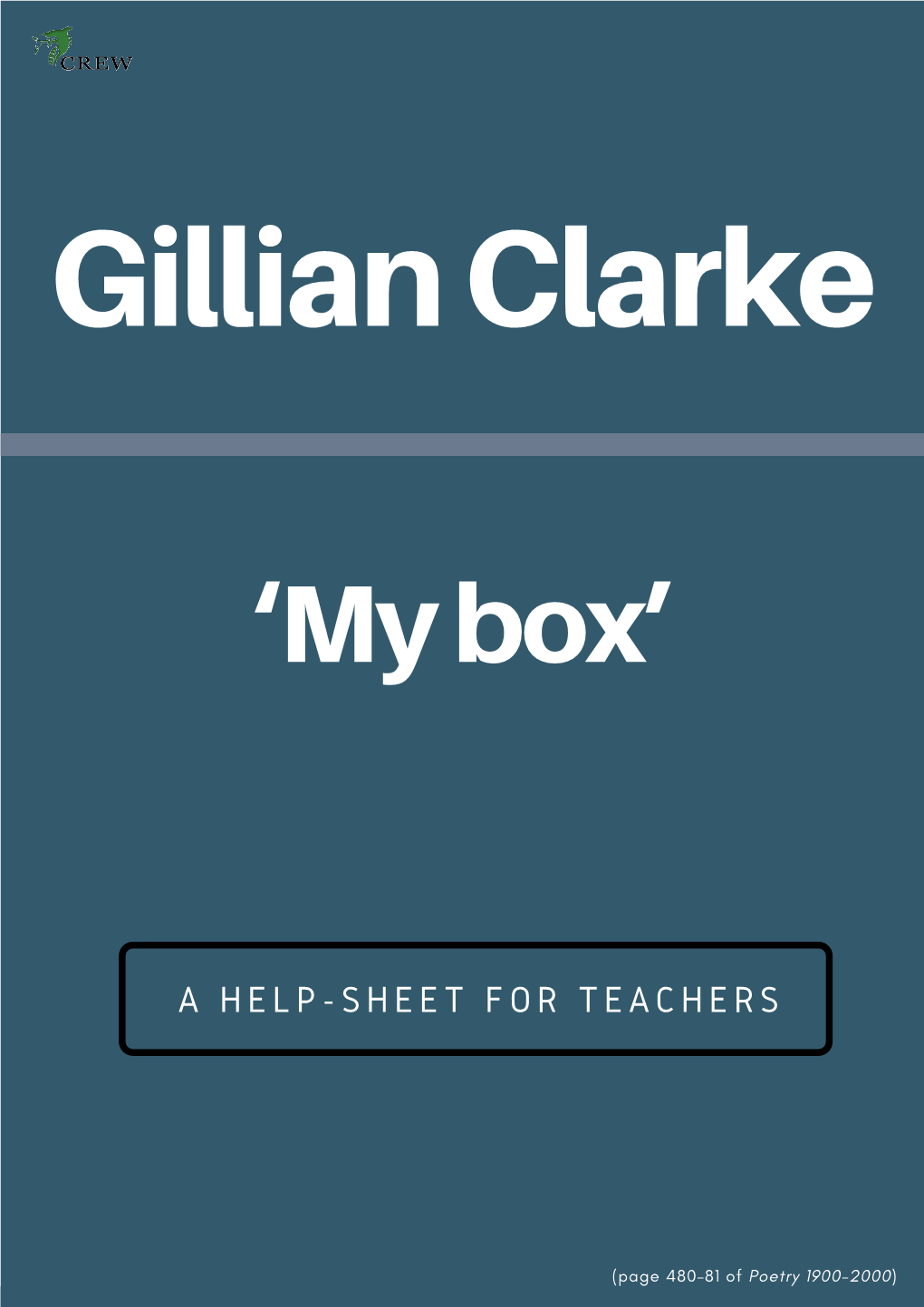 Gillian Clarke-My