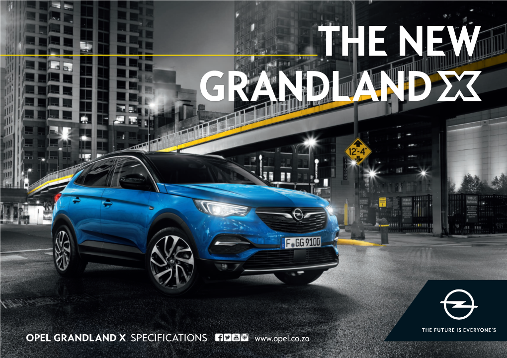 Opel Grandland X Specifications
