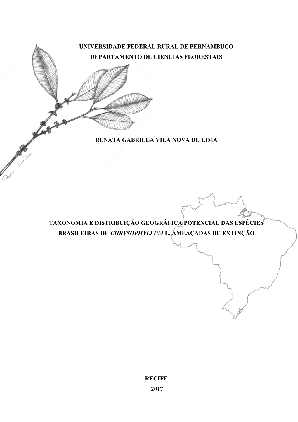 Engenharia Florestal, Sob Orientação Da Profª