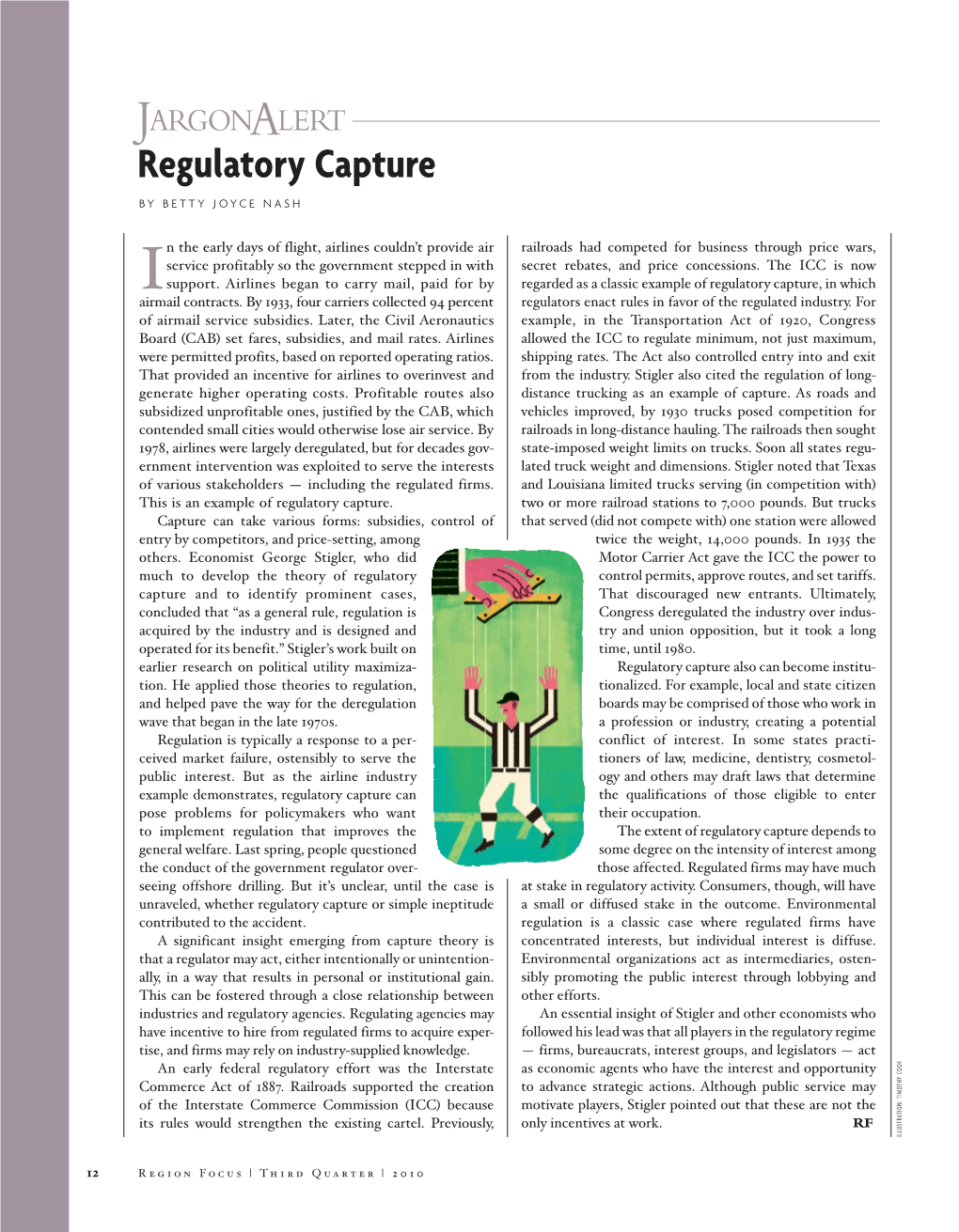 Jargon Alert: Regulatory Capture