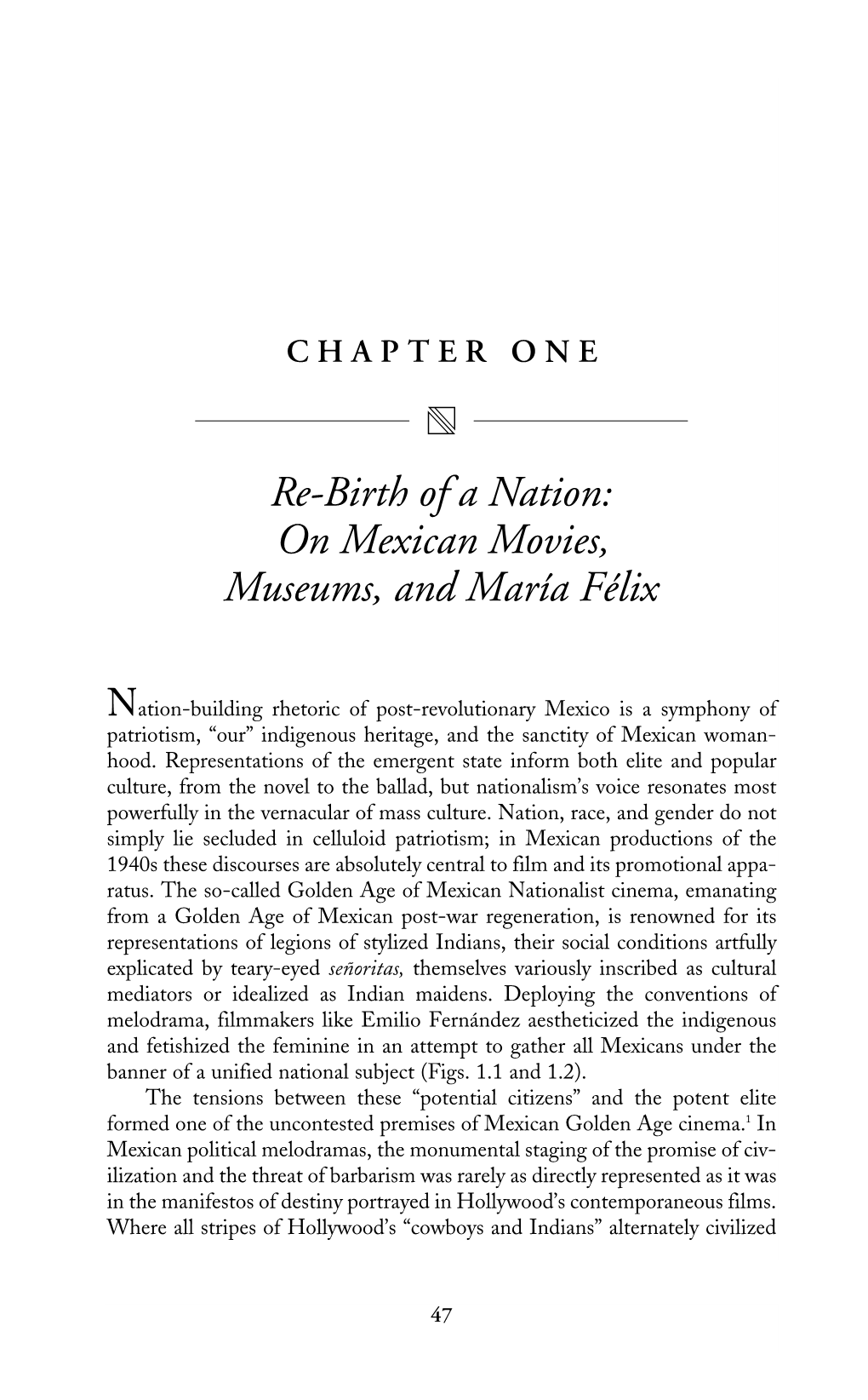 On Mexican Movies, Museums, and María Félix