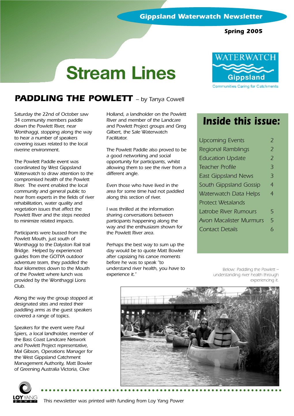 Streamlines Spring 2005.Pdf Resource