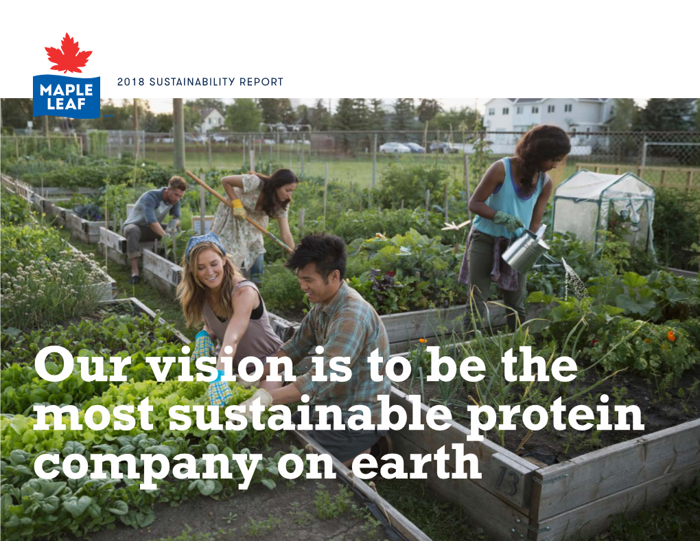 Maple Leaf Foods 2018 Sustainability Report