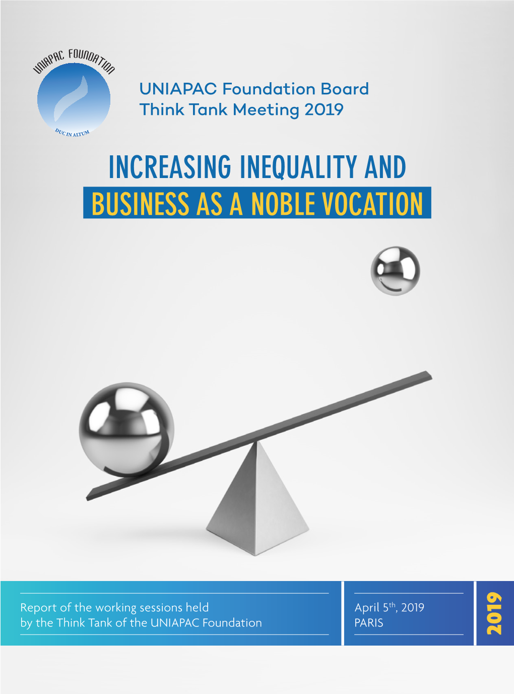 Increasing Inequality and Business As a Noble Vocation