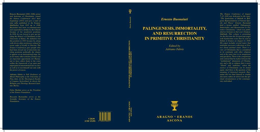 Palingenesis, Immortality, and Resurrection in Primitive