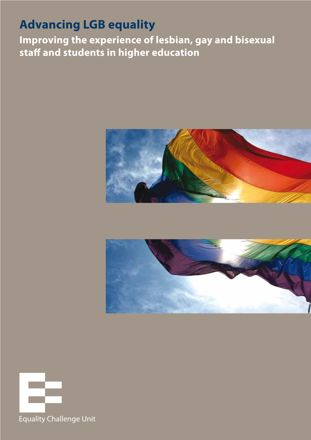 Advancing LGB Equality Improving the Experience of Lesbian, Gay and Bisexual Staff and Students in Higher Education