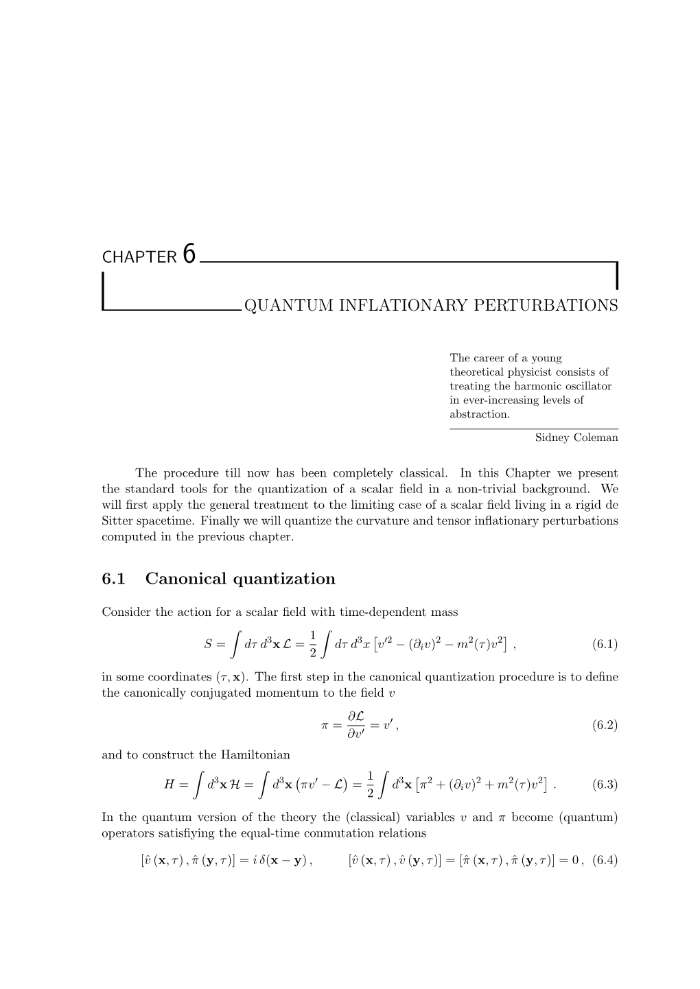 Chapter 6 Quantum Inflationary Perturbations