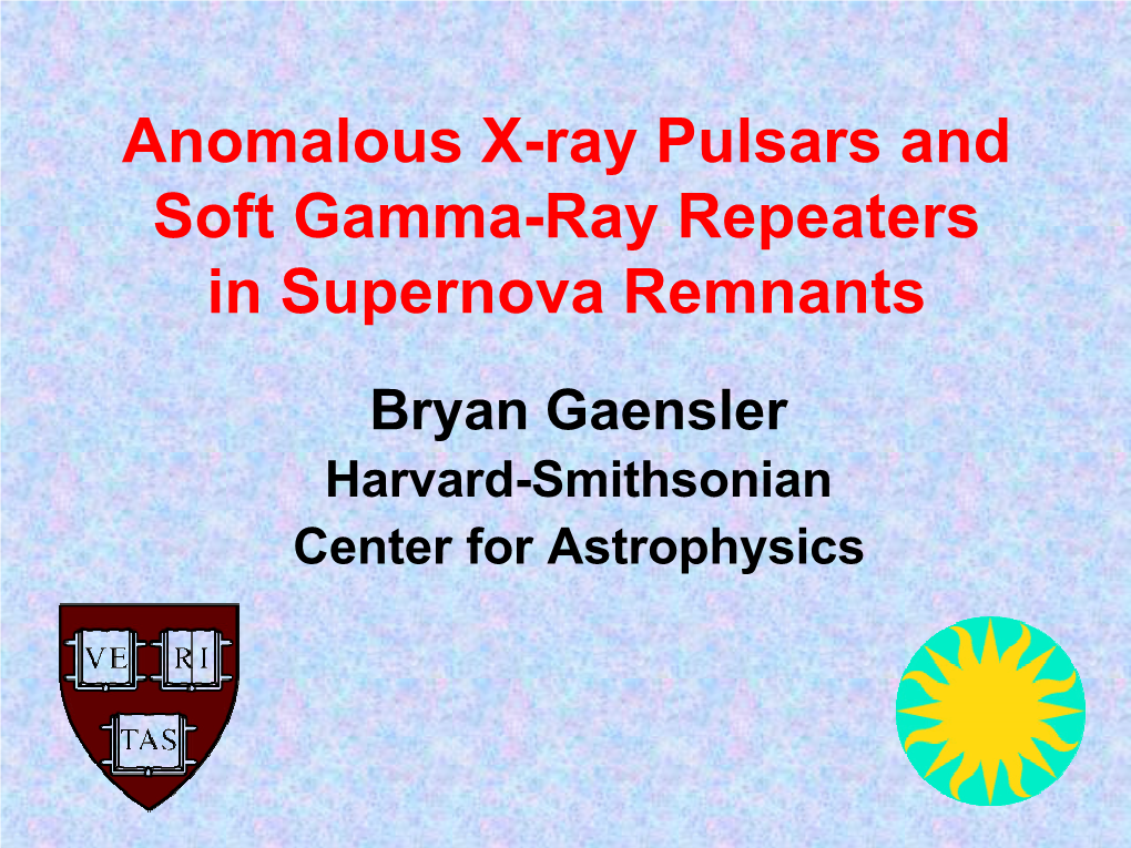 Anomalous X-Ray Pulsars and Soft Gamma-Ray Repeaters in Supernova Remnants