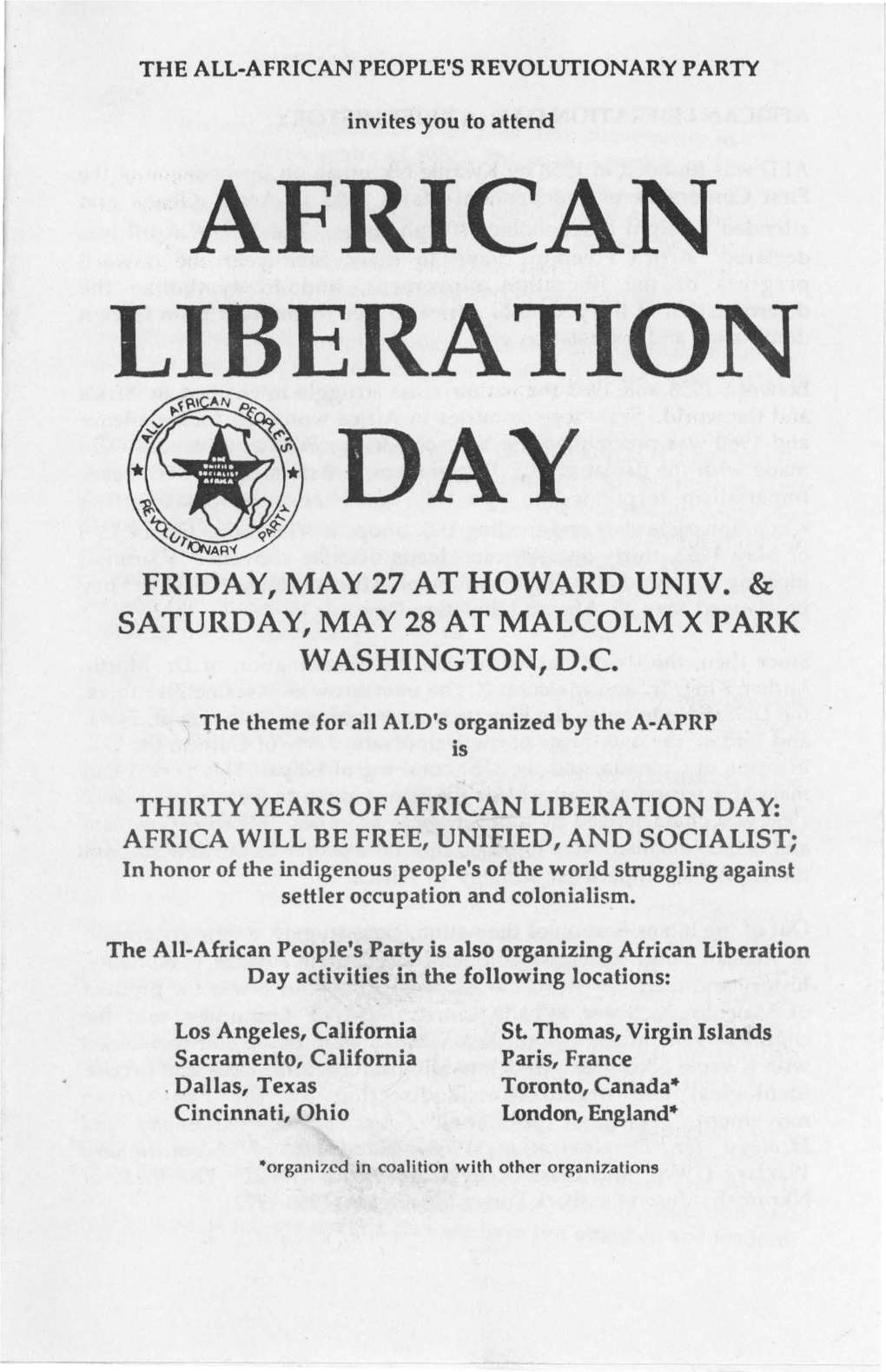 African Liberation Day