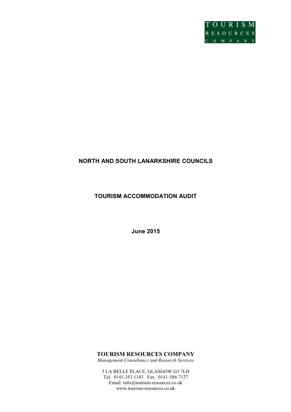 Lanarkshire Accommodation Audit