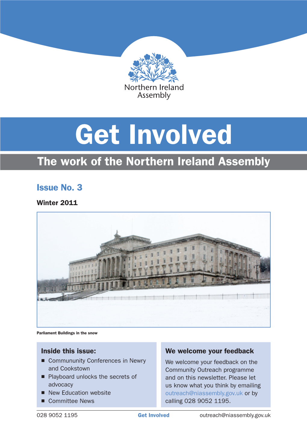 Get Involved the Work of the Northern Ireland Assembly