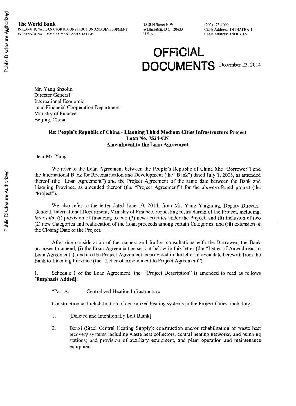 World Bank Document