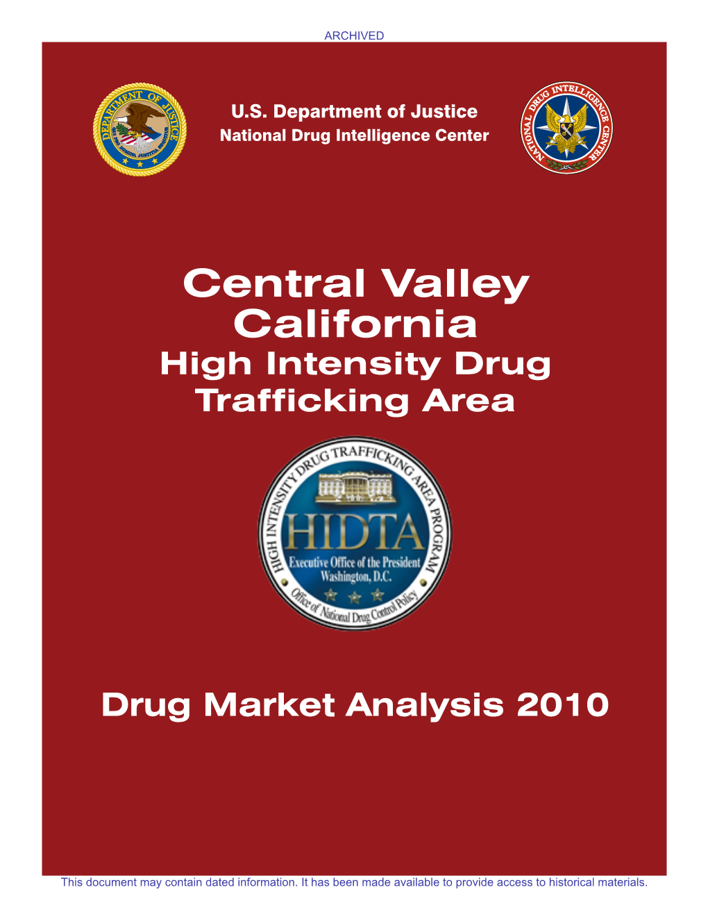 Central Valley California High Intensity Drug Trafficking Area