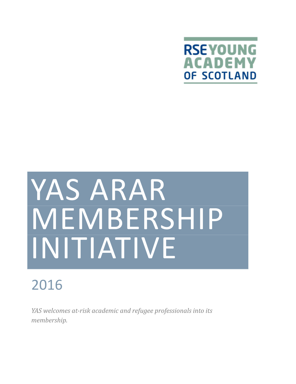 Yas Arar Membership Initiative 2016