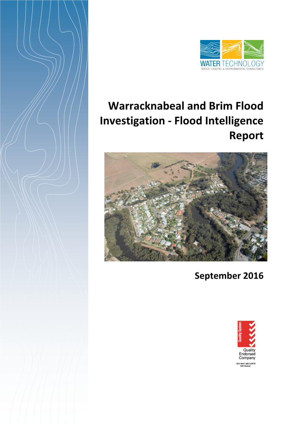 Flood Investigation Included Several Major Mapping and Reporting Deliverables