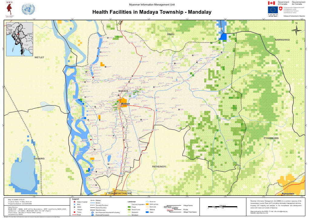 Health Facilities in Madaya Township - Mandalay