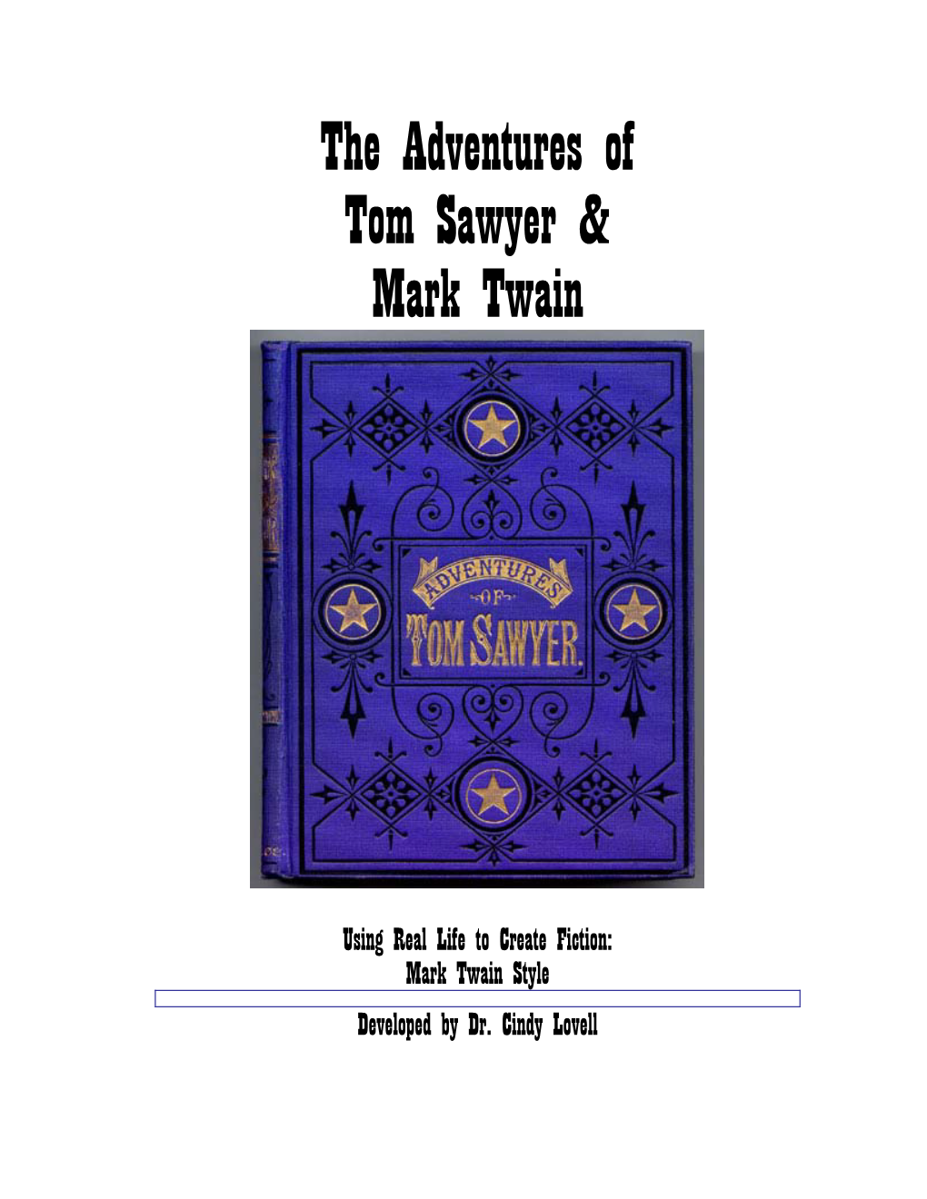 The Adventures of Tom Sawyer & Mark Twain