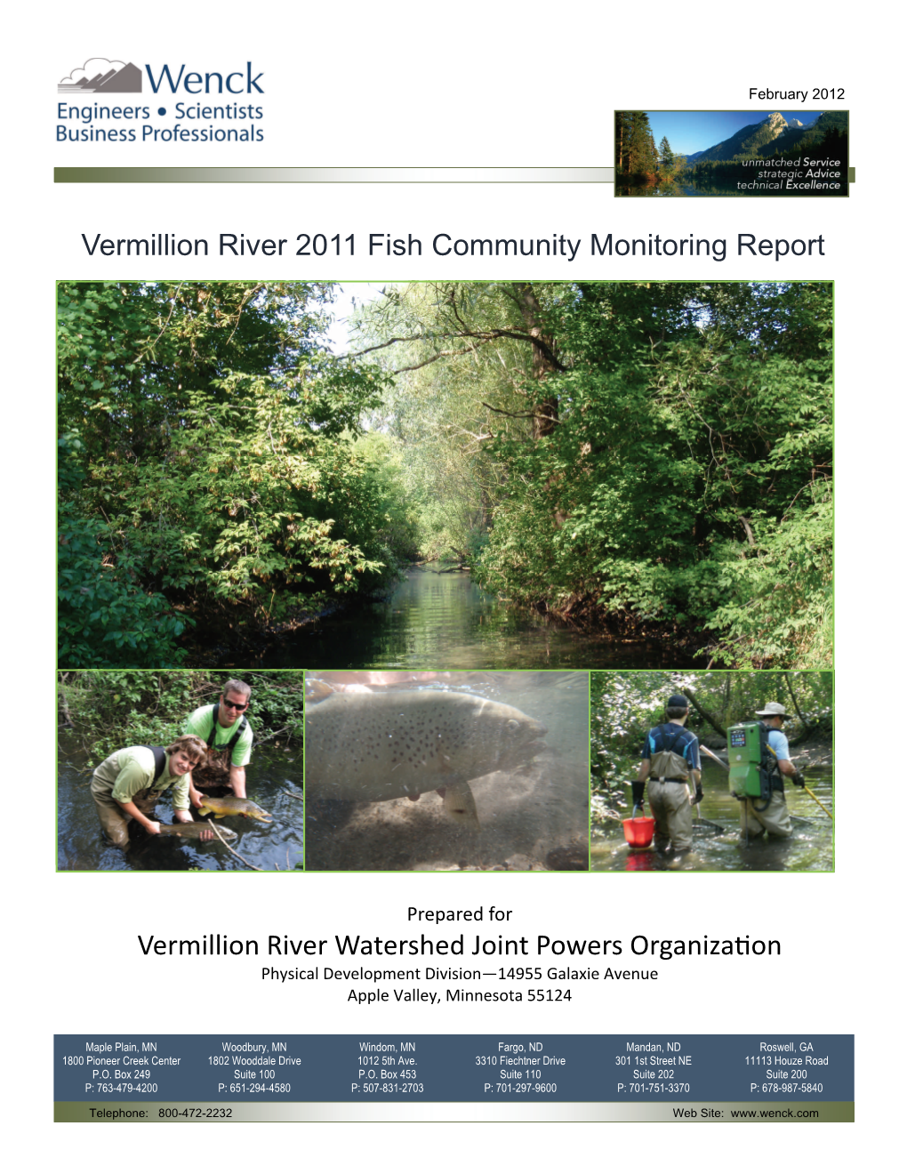 Vermillion River 2011 Fish Community Monitoring Report