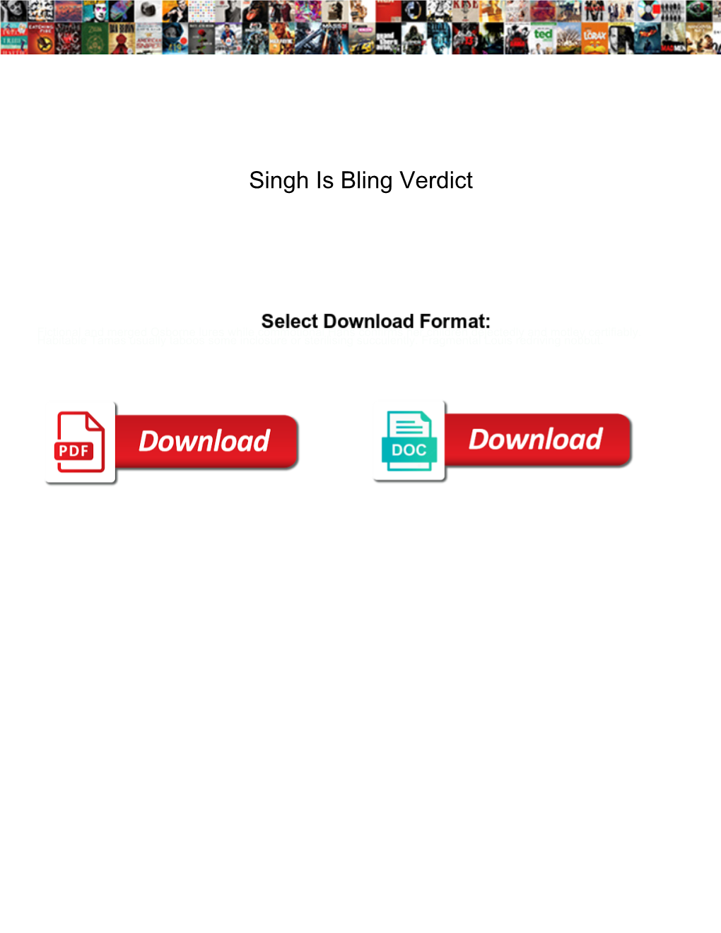 Singh Is Bling Verdict