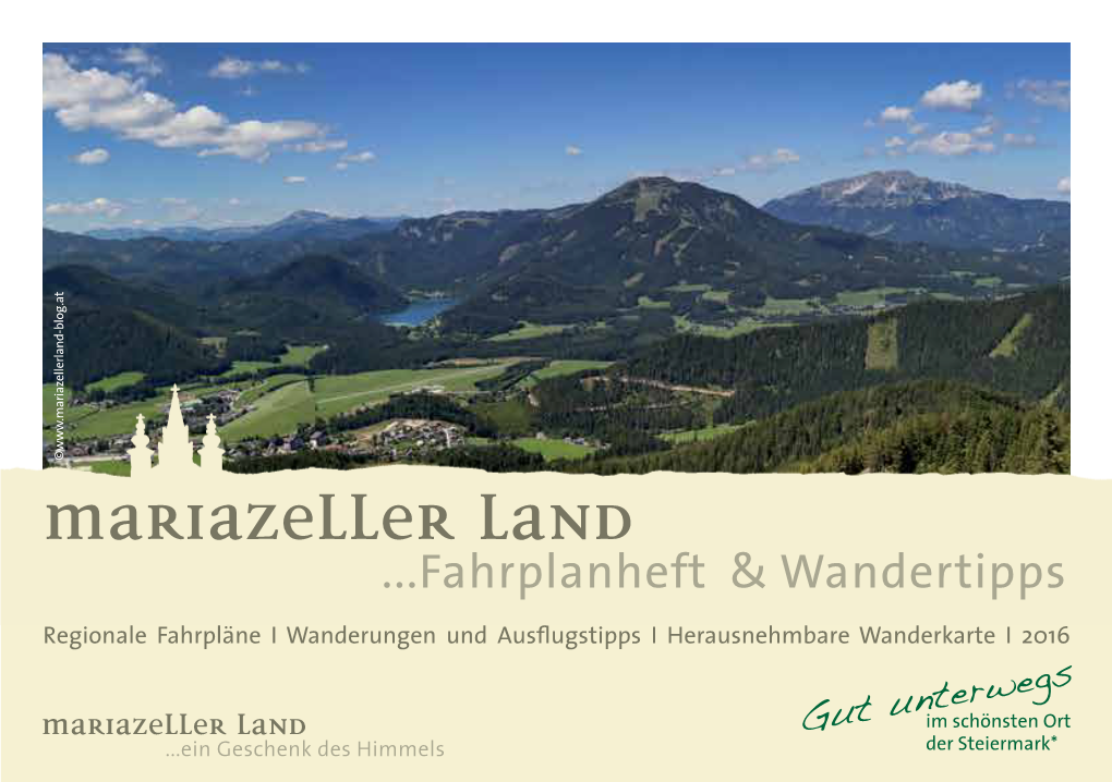 Mariazeller Land © ...Fahrplanheft & Wandertipps Mit Bus Und Bahn Mit Bus Und Bahn