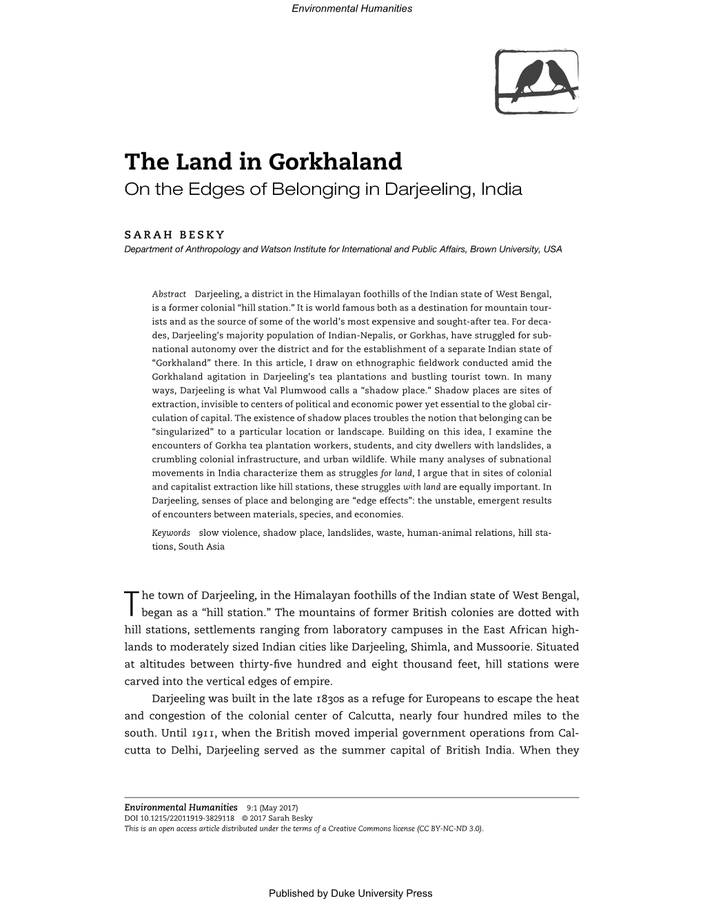 The Land in Gorkhaland on the Edges of Belonging in Darjeeling, India