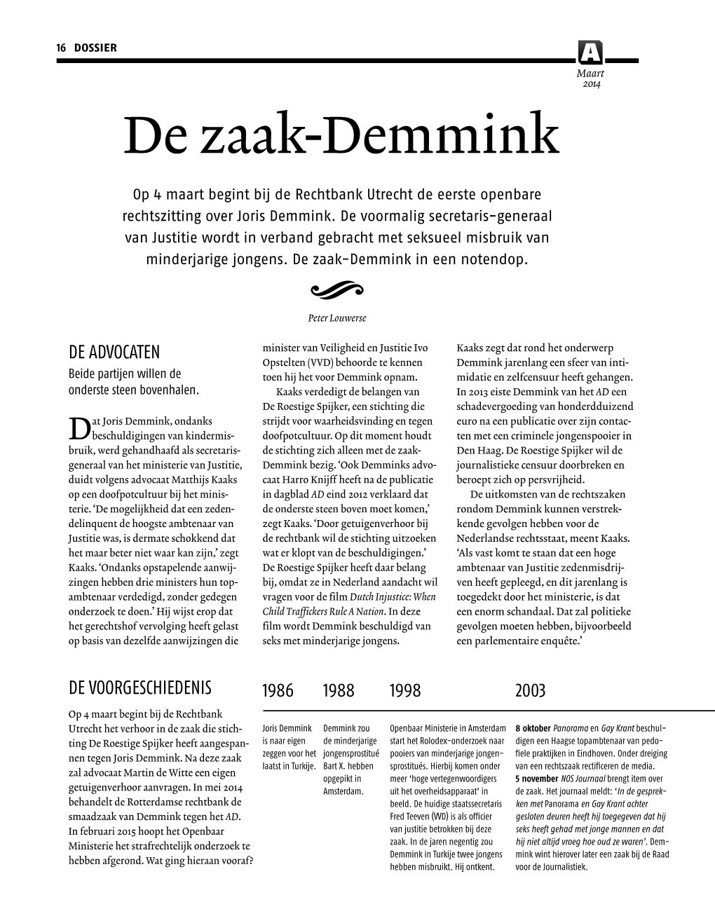 De Zaak-Demmink