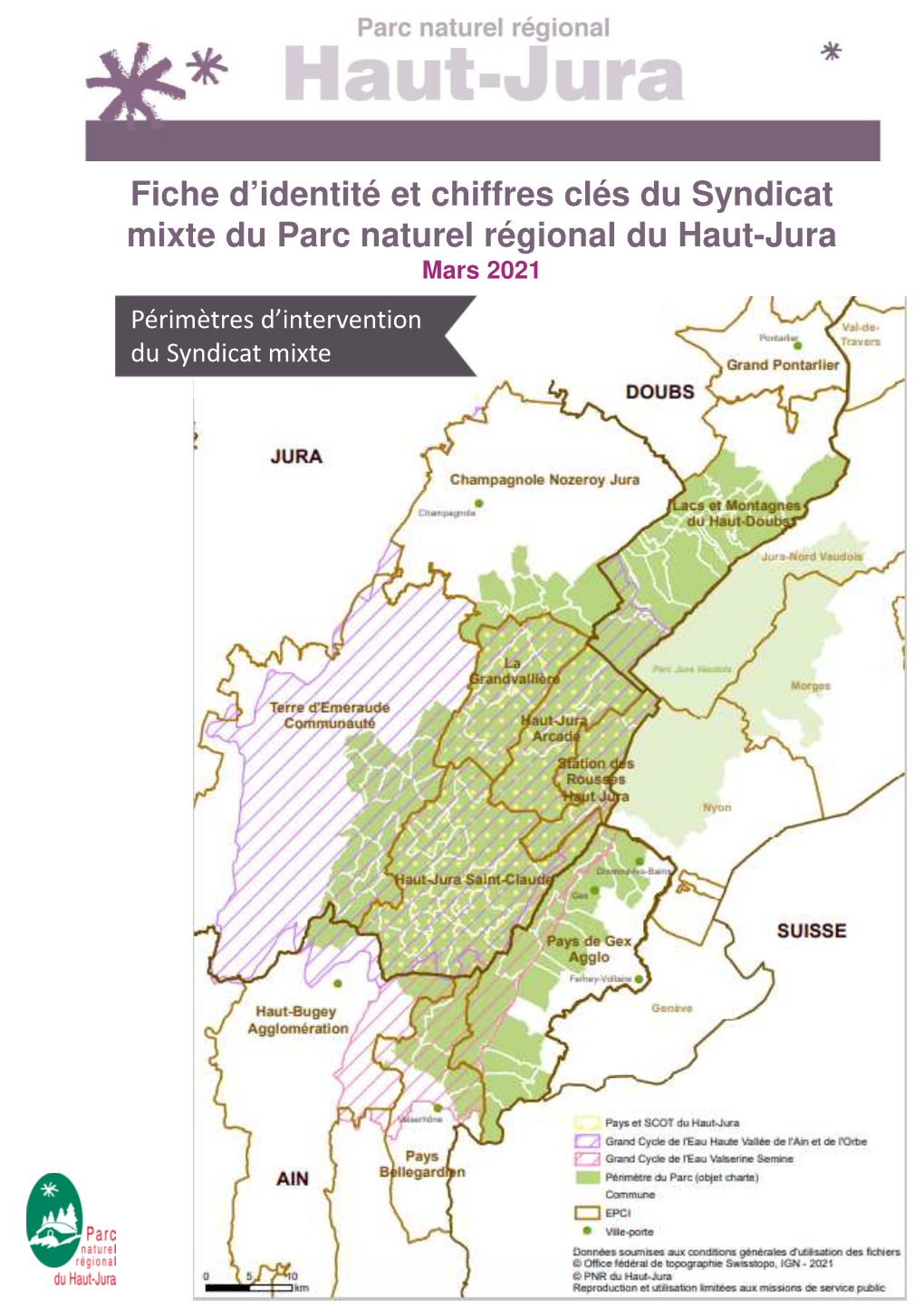 Fiche D'identité Et Chiffres Clés Du Syndicat Mixte Du Parc Naturel