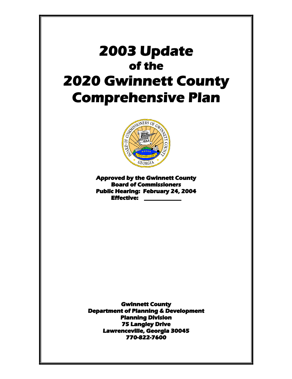 2020 Comprehensive Plan