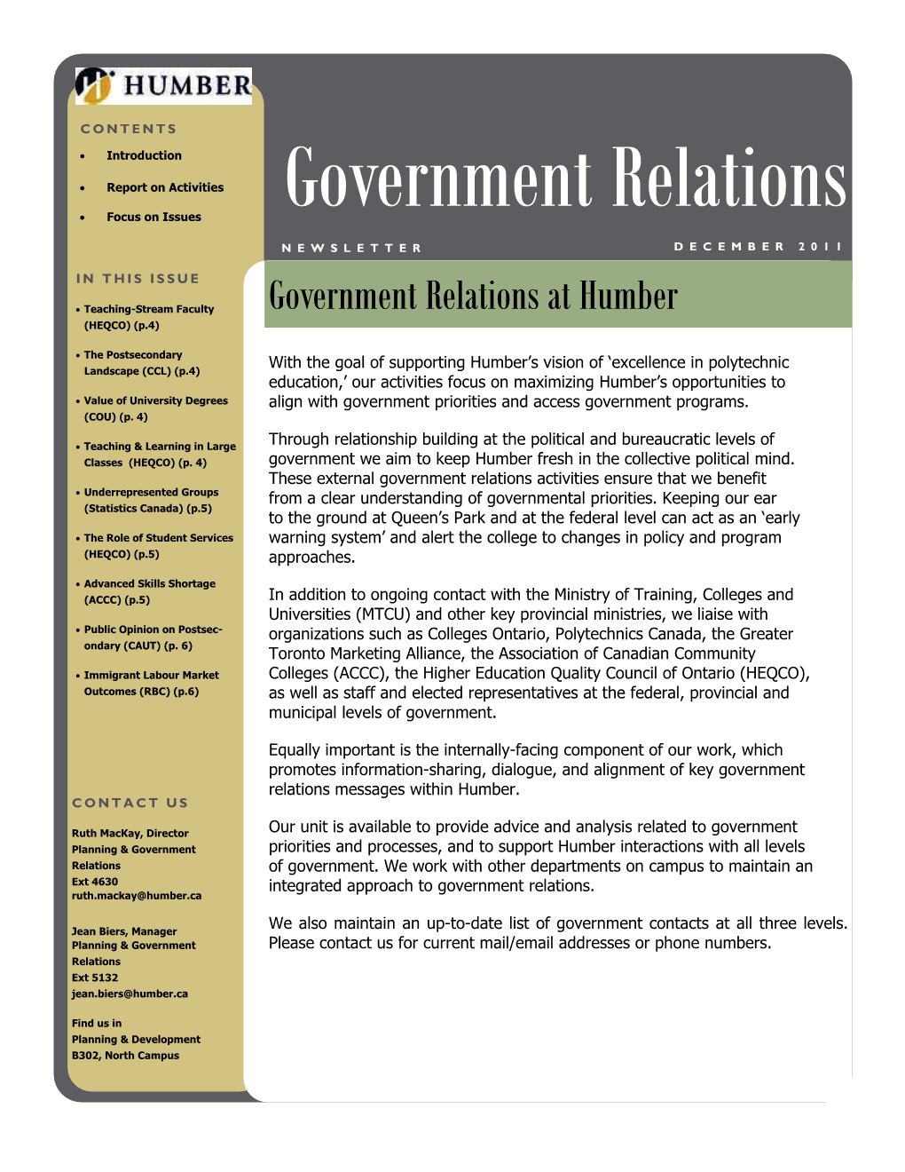 Government Relations