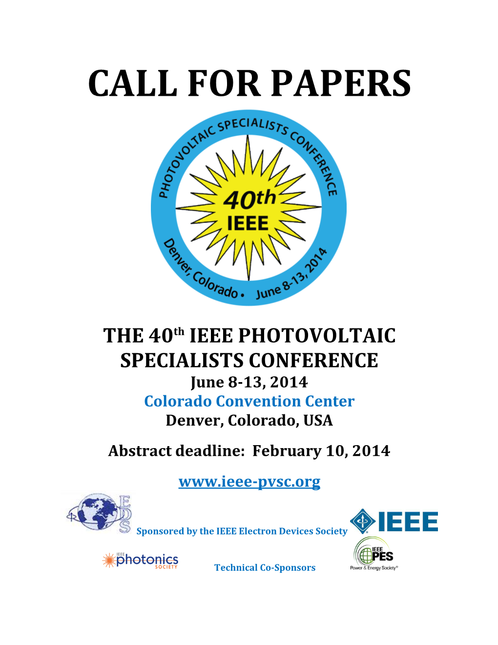 Call for Papers