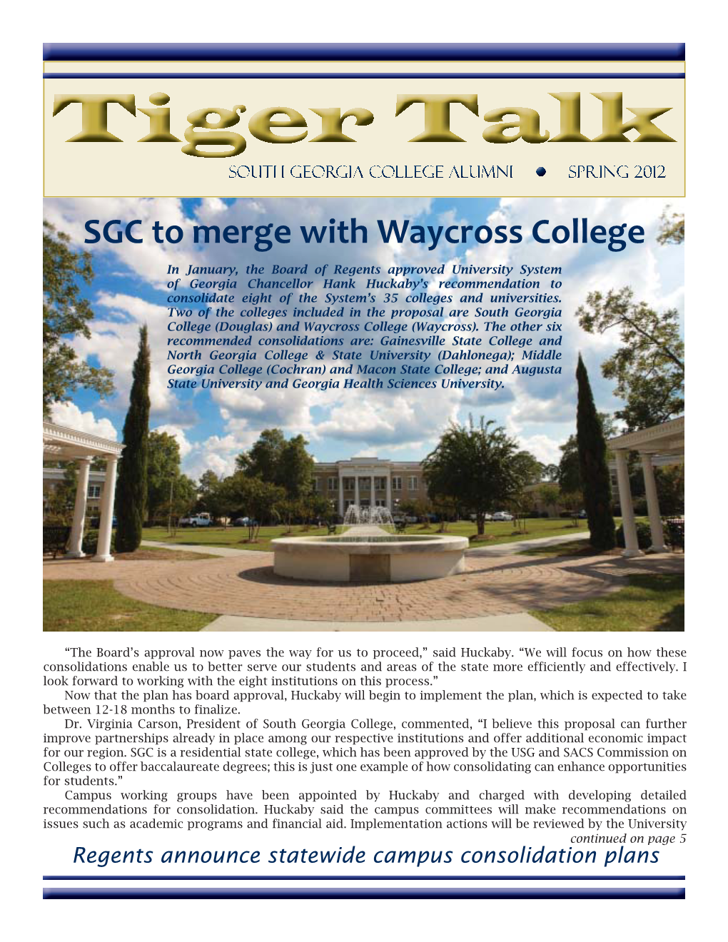 SGC to Merge with Waycross College