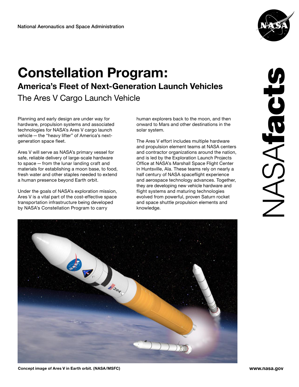 Ares V Cargo Launch Vehicle