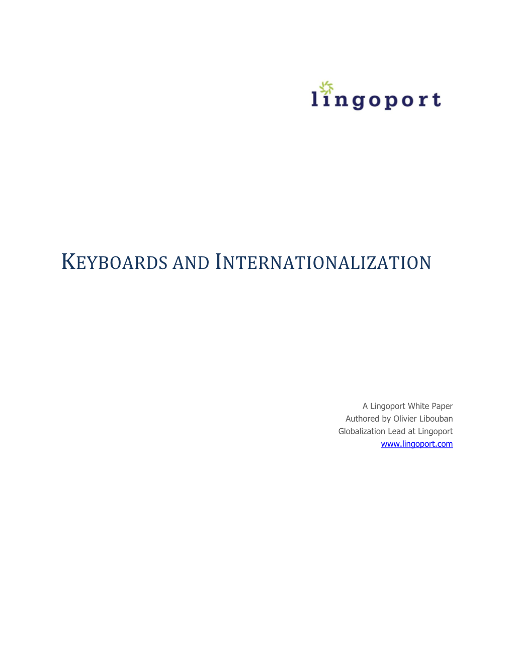 Keyboards and Internationalization