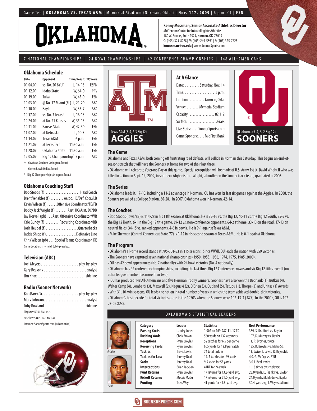 Texas A&M Notes Template.Indd