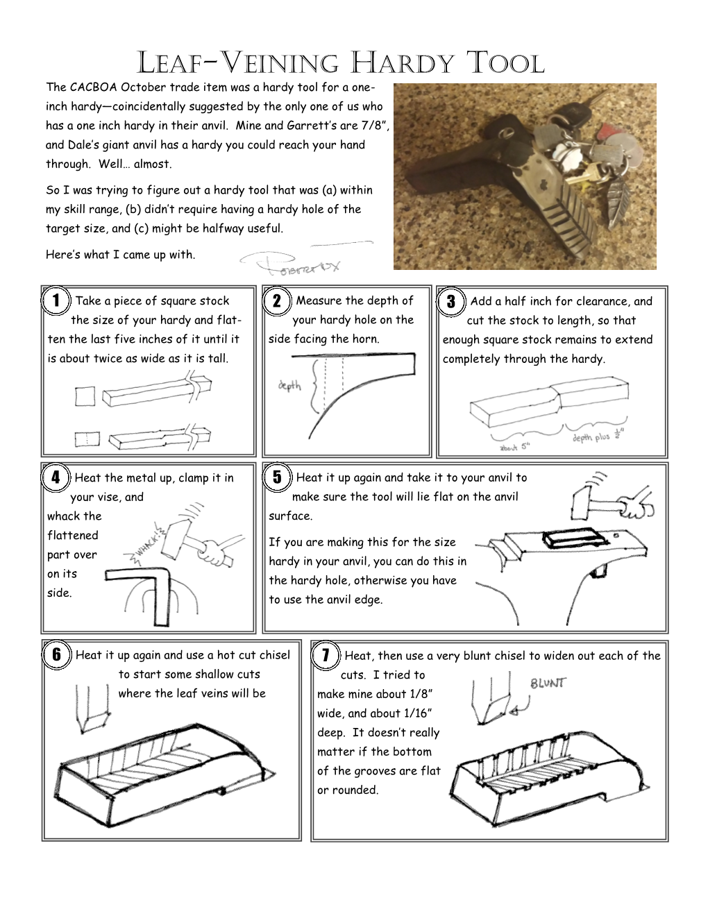 Leaf-Veining Hardy Tool