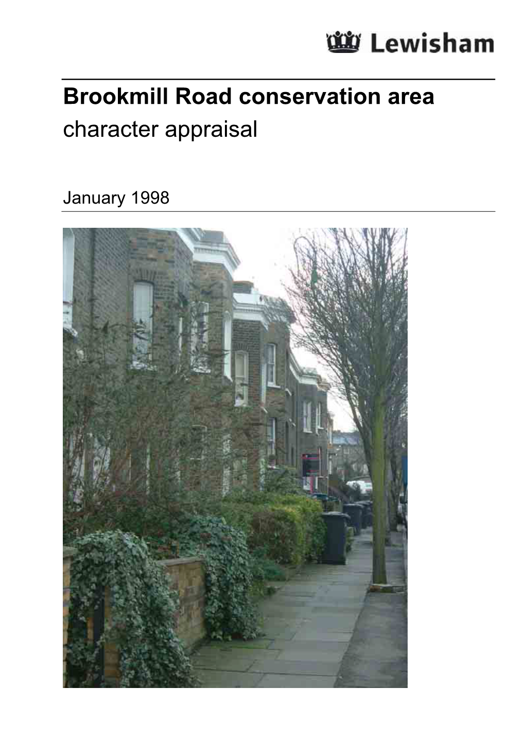 Brookmill Road Conservation Area Character Appraisal