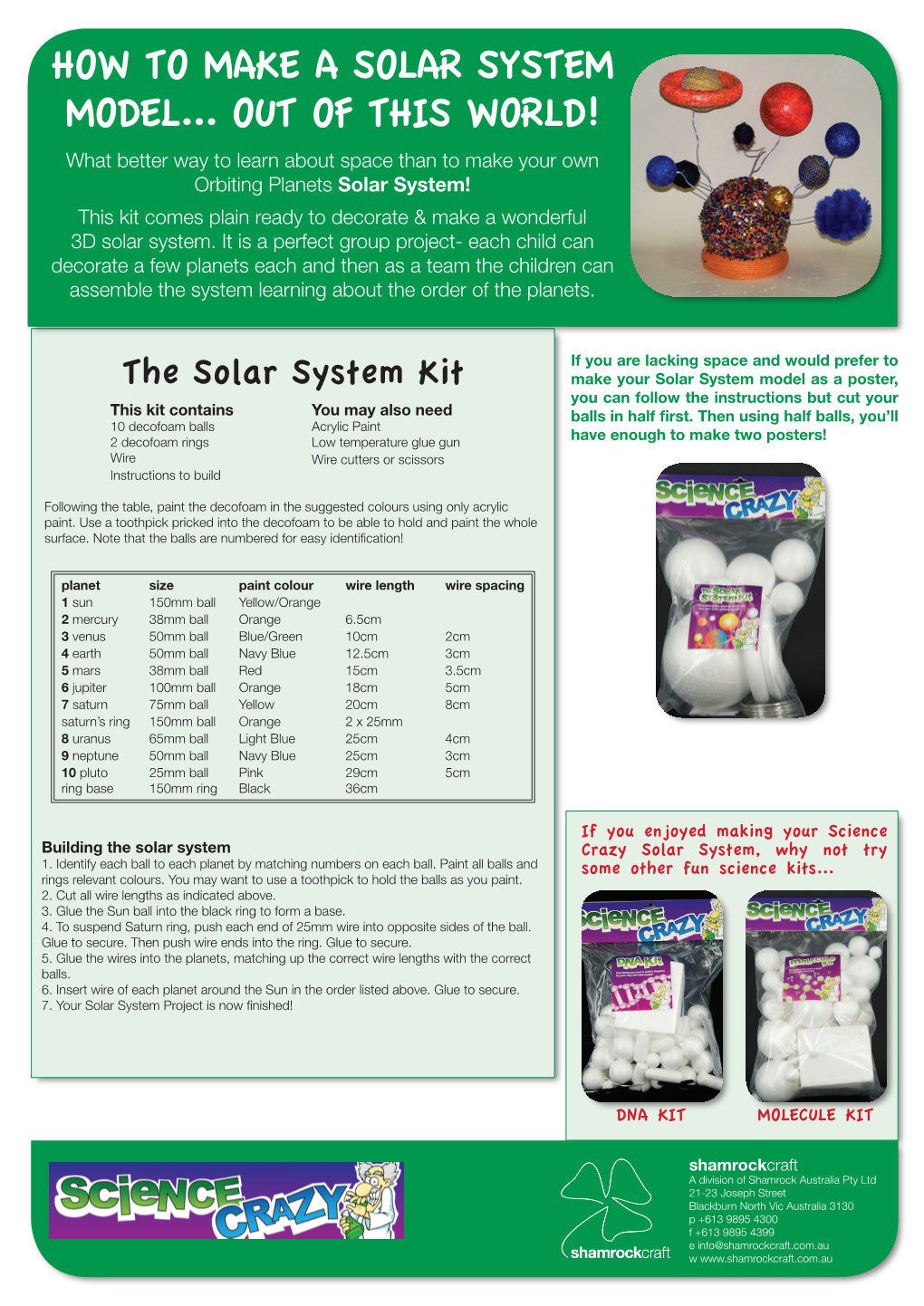 How to Make a Solar System Model... out of This World!