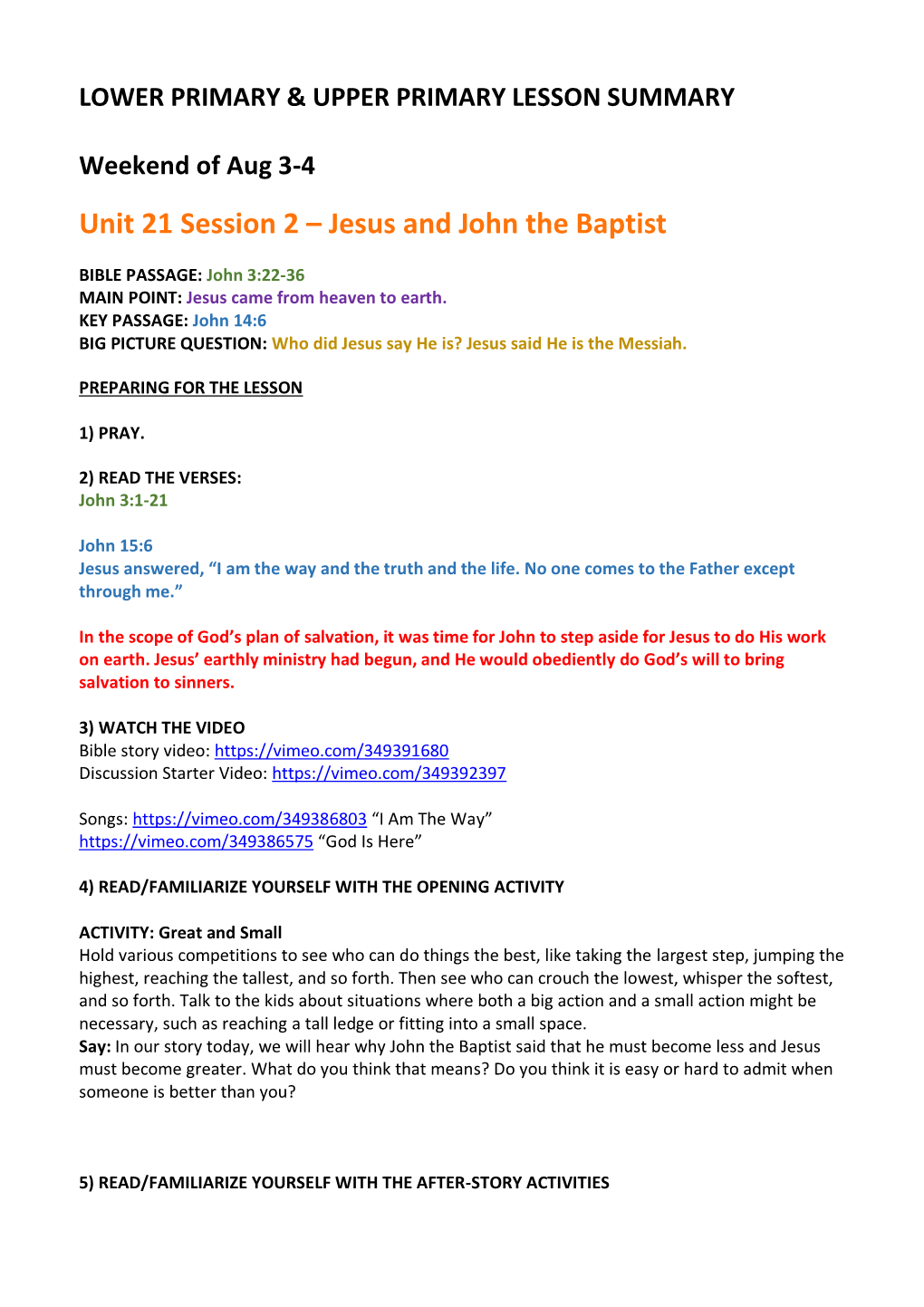 Jesus and John the Baptist