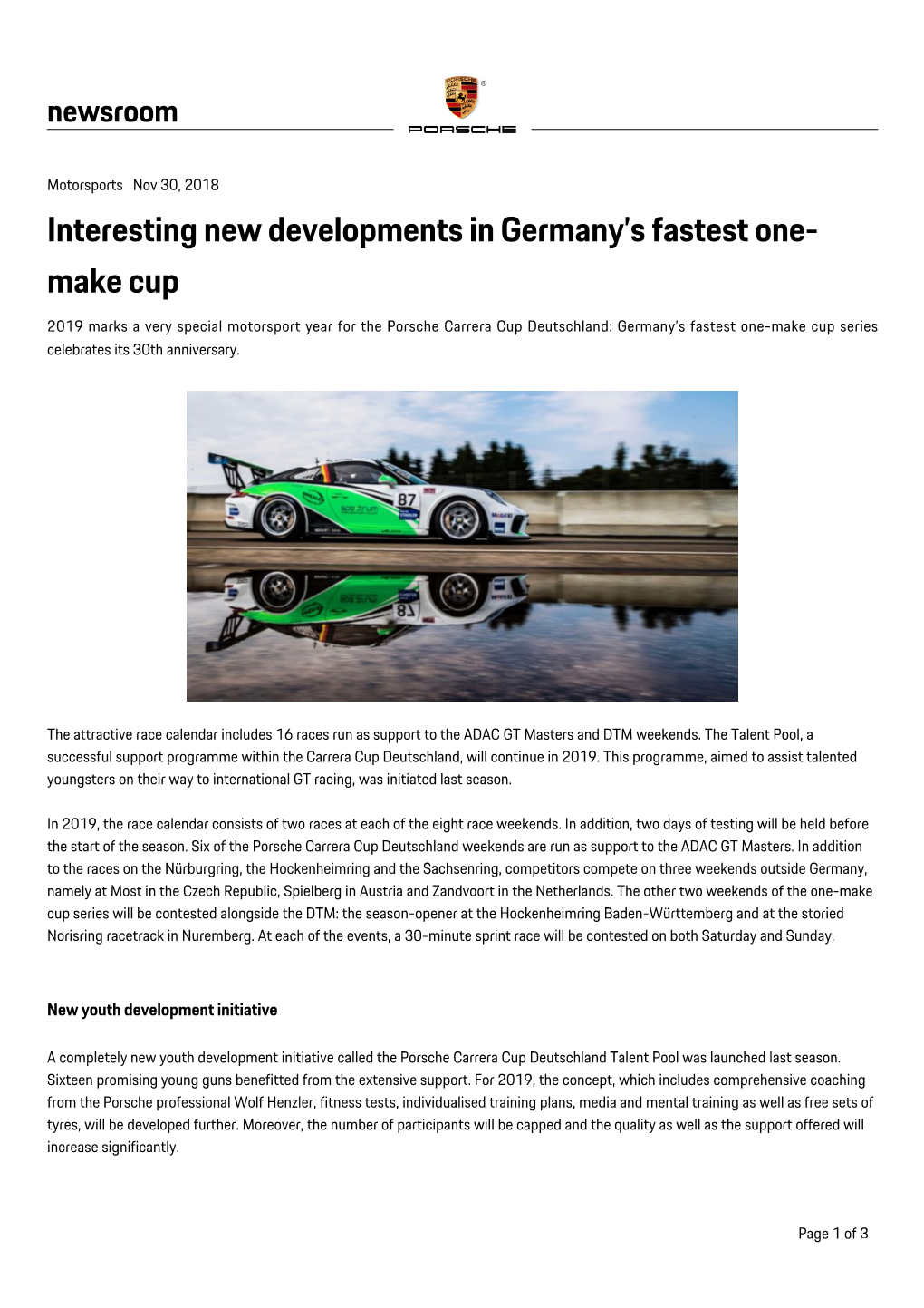 Interesting New Developments in Germany's Fastest One- Make